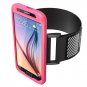 Galaxy S6 Armband, SUPCASE Easy Fitting Sport Running Armband with Premium Pink