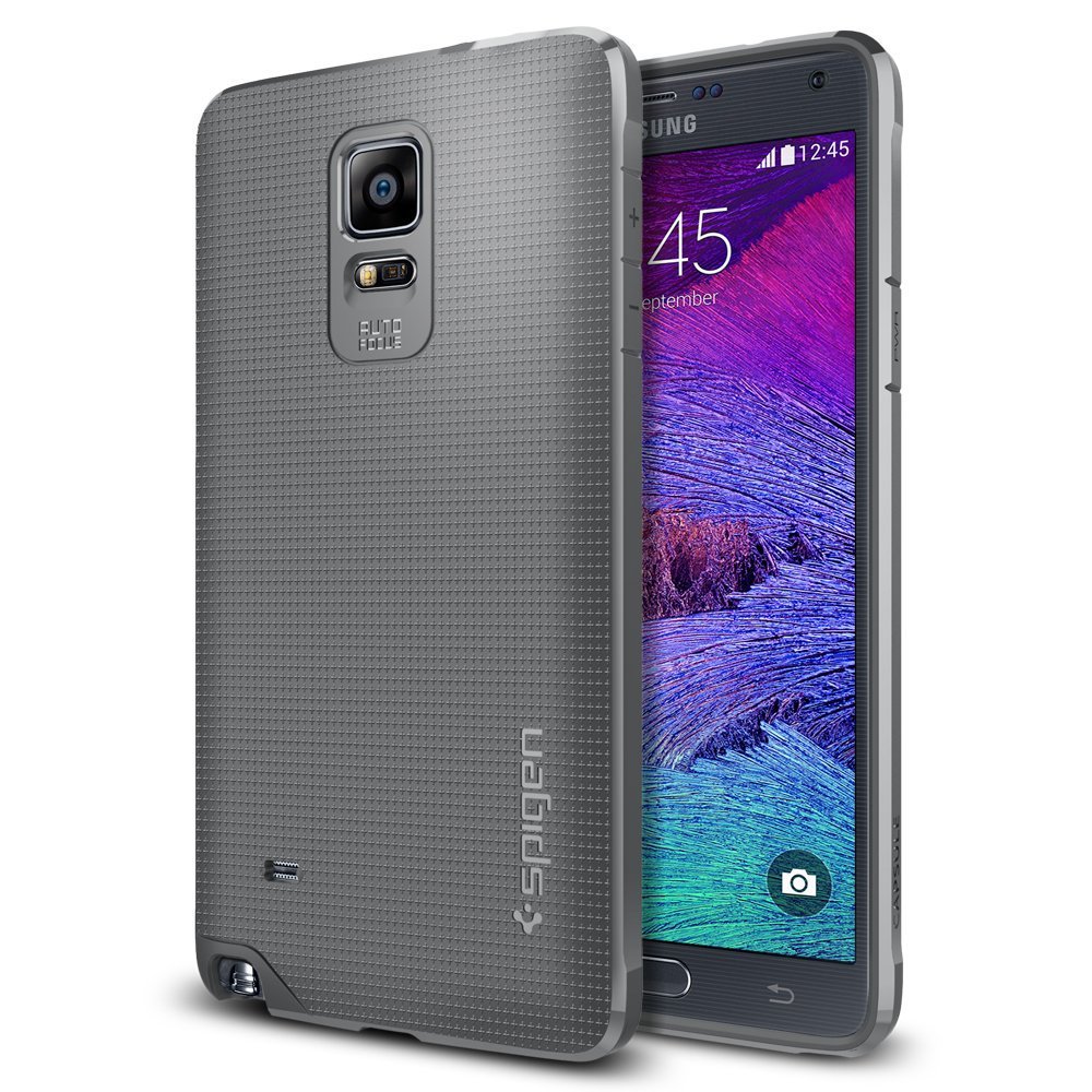 Spigen [STRONG-FLEX] Galaxy Note 4 Case Soft NEW [Ultra Capsule] Gray