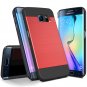 OBLIQ [Slim Meta] Ultra Slim Fit [All Around Protection] Samsung Galaxy S6 Edge Cases [Metallic Red]