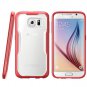 Galaxy S6 Case, SUPCASE Unicorn Beetle Series Premium Hybrid Protective Frost Clear/Red