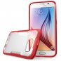 Galaxy S6 Case, SUPCASE Unicorn Beetle Series Premium Hybrid Protective Frost Clear/Red