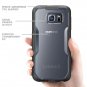 Galaxy S6 Case, SUPCASE Unicorn Beetle Series Premium Hybrid Protective Frost Clear / Black