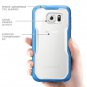 Galaxy S6 Case, SUPCASE Unicorn Beetle Series Premium Hybrid Protective Frost Clear/Blue