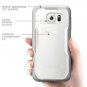 Galaxy S6 Case, SUPCASE Unicorn Beetle Series Premium Hybrid Protective Frost Clear/Gray