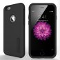 TOTU & LOOPEE [ Heavy Duty ] Candy Dual Layer Obsidian Black / Black iPhone 6 4.7 inch cover