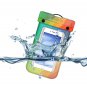 FRiEQ Floating Waterproof Carrying Cases, Apple iPhone 6, 5s, 5, Galaxy S5, S4 S3-Rainbow