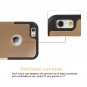 Poweradd Dual Layer (PC+TPU) Protective Case for iPhone 6 (4.7-Inch) Gold+Black