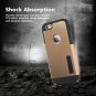 Poweradd Dual Layer (PC+TPU) Protective Case for iPhone 6 (4.7-Inch) Gold+Black
