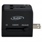 Mudder US UK EU AU Universal All In One International Travel Power Plug Adapter Charger With 2 Port