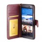 ACEABOVE [Stand Feature] HTC One M9 (Hima) Wallet Case NEW[Book Cover Case]ChestNut