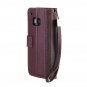ACEABOVE [Stand Feature] HTC One M9 (Hima) Wallet Case NEW [Book Cover Case] [Purple]