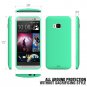 One M9 Case, Redshield [TPU Series] Matte Finish Glossy Side Accent [Extra Slim] Midnight Black