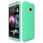 One M9 Case, Redshield [TPU Series] Matte Finish Glossy Side Accent [Extra Slim] Midnight Black