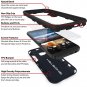 Ghostek Armadillo Dark Navy HTC One M9 Case w/ M9 Tempered Glass Screen Protector