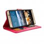 Eallc HTC One (M9) Case New Frame Style Business Models Stand Slip Case / Cover-Rose Red