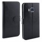 HTC One M9 Leather Case, LK [Kickstand Feature] [Perfect Fit] HTC One M9 Wallet Case- Black