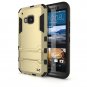 Ghostek Armadillo Gold HTC One M9 Case w/ M9 Tempered Glass Screen Protector-GOLD