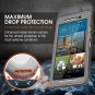 roocase HTC One M9 Case, [Glacier TOUGH] Hybrid Scratch Resistant Clear PC / TPU Armor -Clear