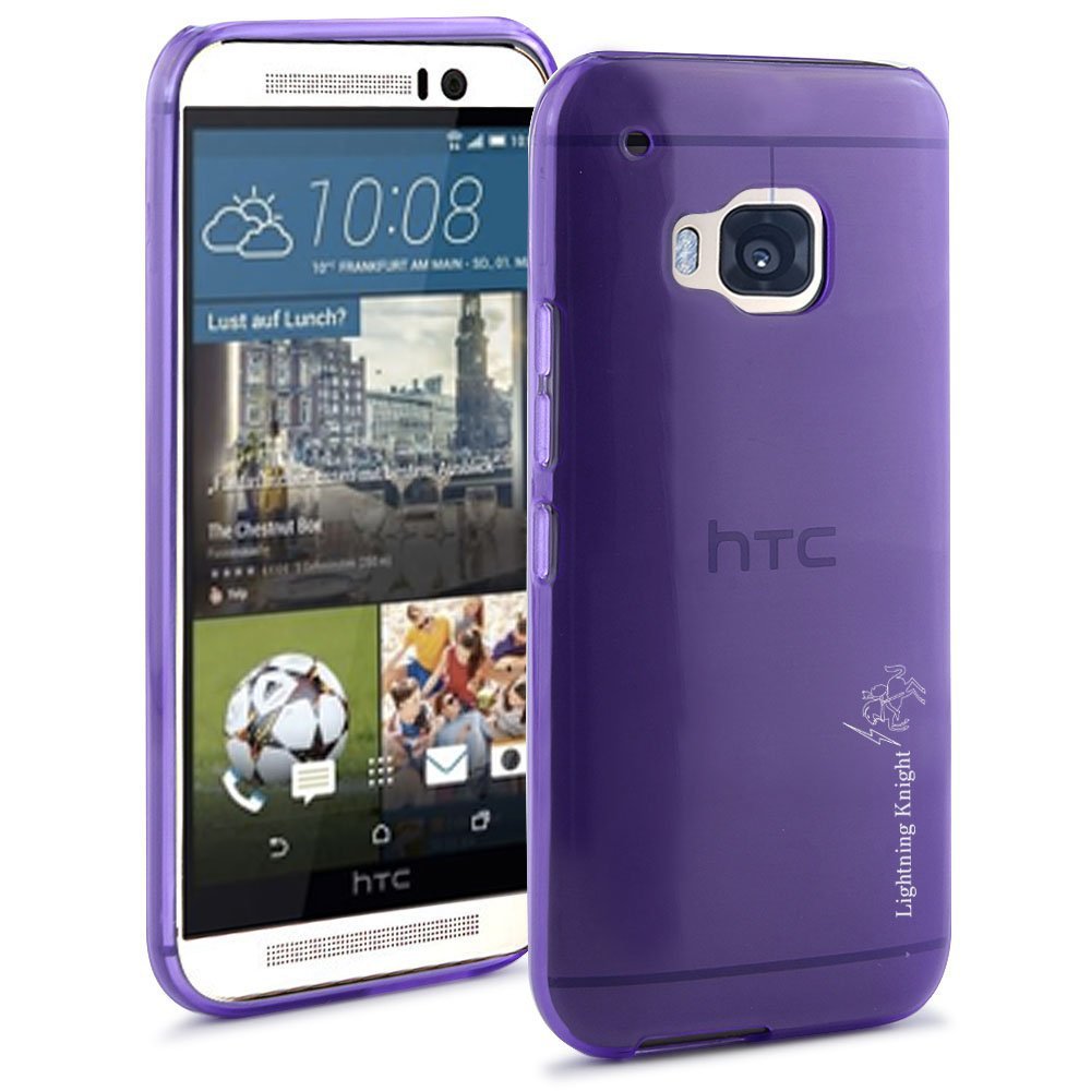HTC One M9 TPU Case - LK [Ultra Slim] [Perfect Fit] [Scratch Resistant] TPU Gel Rubber-Purple