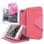 [ iPhone 5C Case] Cellto iPhone 5C Case Wallet Flip Type HD Screen Protector [Slim Fit] [Hot Pink]