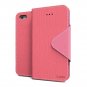 [ iPhone 5C Case] Cellto iPhone 5C Case Wallet Flip Type HD Screen Protector [Slim Fit] [Hot Pink]