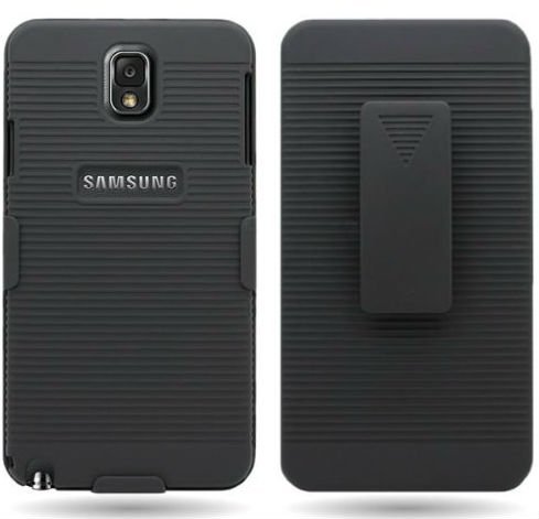 ZuZo Premium Shell Holster Combo Protective Black for Samsung Galaxy Note 3 III W/ LIFETIME WARRANTY