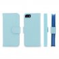 Snugg iPhone 5 / 5s Case - Leather Wallet Case-Baby Blue