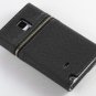 ULAK Note 4 Wallet Case PU Leather Galaxy Note 4 Flip Cover Foldable Card Slots Studded/Black