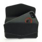 Qtech Black Leather Holster Pouch Compatible OtterBox Ballistic Other Large Cases for iPhone 5