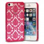 GreatShield TACT Series Design Pattern Rubber Coating Apple iPhone 5 / 5S (Damask Pink)