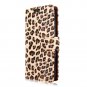 LG G Vista Case-Cellularvilla Pu Leather Wallet Card Flip Open Pocket Case Cover Pouch-Brown Leopard
