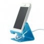 BlueMart Solid Aluminum Desktop Stand for Apple iPhone 3 3GS 4 4S 5 iPod HTC Blackberry-Aqua Blue