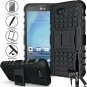 LARCADE 3 in 1 Bundle - LG Optimus L90 (T-Mobile) D415 - Heavy Duty Grenade Armor Case-black