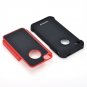 Pasonomi iPhone 4 Case-Premium Heavy Duty Hybrid Shockproof Durable Bumper Armor-Red