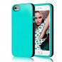 LoHi Apple iPhone5 5S Ultra Slim Case Shockproof TPU Cover Bumper Case Aqua green/Black