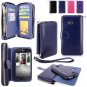 For LG Optimus L70 (MetroPCS) MS323 Case Cellularvilla PU Leather flip Wallet Bag Pouch Case