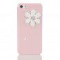 NOVA CASE Blossom Series 3D Bling Crystal iPhone Case for iPhone 5/5S-Pink Sunflower