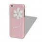 NOVA CASE Blossom Series 3D Bling Crystal iPhone Case for iPhone 5/5S-Pink Sunflower