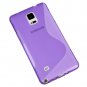 Evecase Galaxy Note 4 Case, S-LINE Slim Fit Flexible [Purple] for Samsung Galaxy Note 4