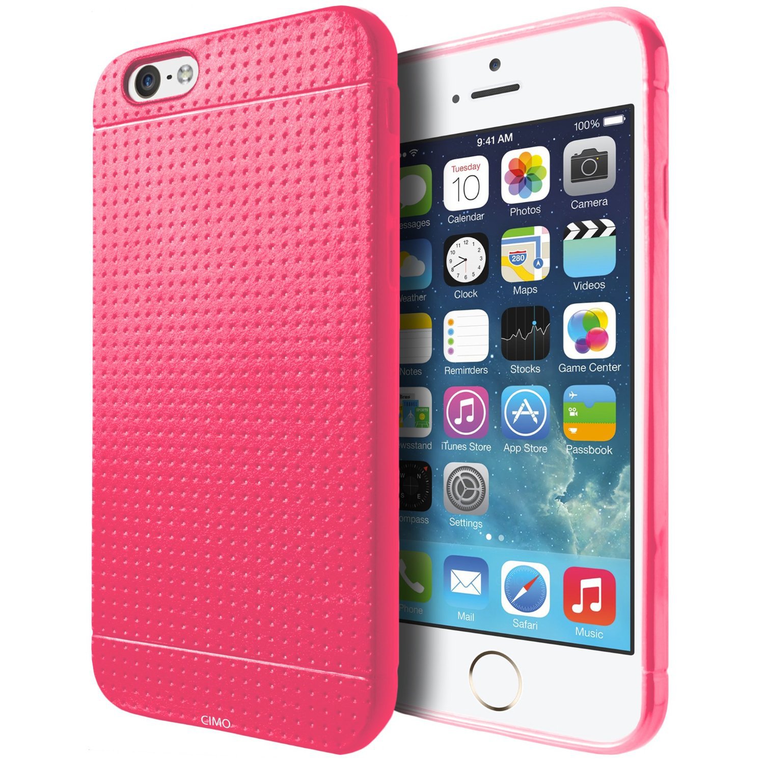 Cimo [Dot] Apple iPhone 6 Case Premium Slim Fit Flexible TPU Case for Apple iPhone 6 (4.7) - Pink