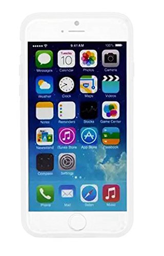 iPhone 6 Plus Jelly cases- Soft Jellybox Protective Case by Cable and Case - White Jelly Case