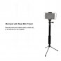 Ace3C Rhythm Pro Selfie Stick Monopod Mini Tripod Stand Bluetooth Remote Shutter Black iOS & Android