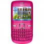 Nokia C3-00 Unlocked Cell Phone with QWERTY, Dedicated E-mail Key, 2 MP Camera, Media Player-Pink