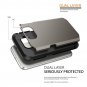 Galaxy S6 Case, NOOT PRODUCTS [Protector Series] Samsung Galaxy S6 METAL SLATE-Black