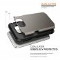 Galaxy S6 Case, NOOT PRODUCTS [Protector Series] Samsung Galaxy S6 Slim -WHITE-Black