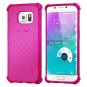 Galaxy S6 Edge Case, LUVVITT CLEAR GRIP Galaxy S6 EDGE Case Soft Slim- Transparent Pink