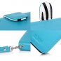 LG Optimus G Pro Case, E LV LG Optimus G Pro E940 E980 Deluxe Synthetic Leather Flip -Turquoise