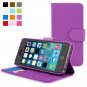 Snugg iPhone 5 / 5s Case Leather Wallet Case with Lifetime Guarantee (Purple)