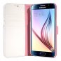 Galaxy S6 Case, ACEABOVE [Kickstand Feature] Samsung Galaxy S6 Wallet Case [Ultra Slim][Pink]