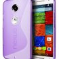 Nexus 6 Case, Cimo [Wave] Premium Slim TPU Flexible Soft Case For Google Nexus 6 - Purple